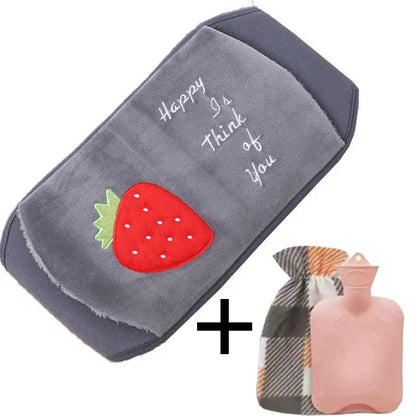 Plush Waist Cover Winter Belly Warmer With Hot Water Bottle by Zeny Home & Beauty