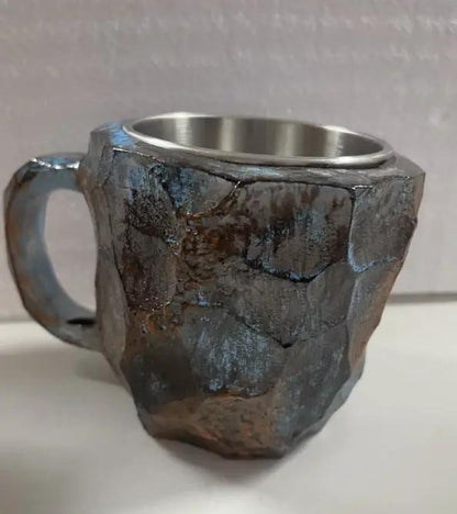 400ml Resin Mineral Crystal Coffee Mugs With Handles Elegant Fake Mineral Crystal Cup For Workplace Home Decor Christmas Gift Kitchen Gadgets by Zeny Home & Beauty