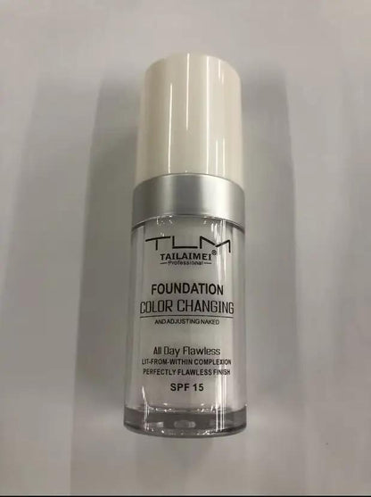 Color Changing Liquid Foundation Concealer SPF 50 Portable Natural Shade Makeup BB by null