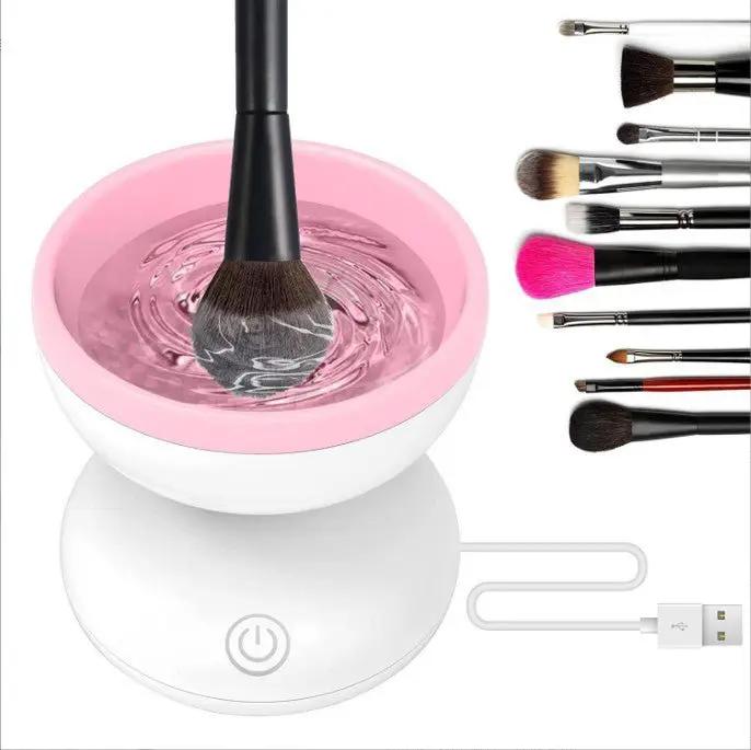Portable Electric Makeup Brush Cleaner USB Beauty Tools for All Brush Sizes by null