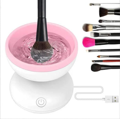 Portable Electric Makeup Brush Cleaner USB Beauty Tools for All Brush Sizes by null
