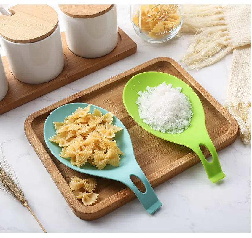 Silicone Spoon Mat Easy To Clean Kitchen Mat Heat Insulation Shelf Mat Modern Simplicity by null