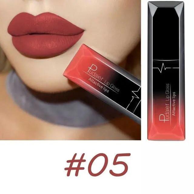 Matte Lip Gloss And Lipstick Duo Set For Long Lasting Color And Comfortable Wear by null