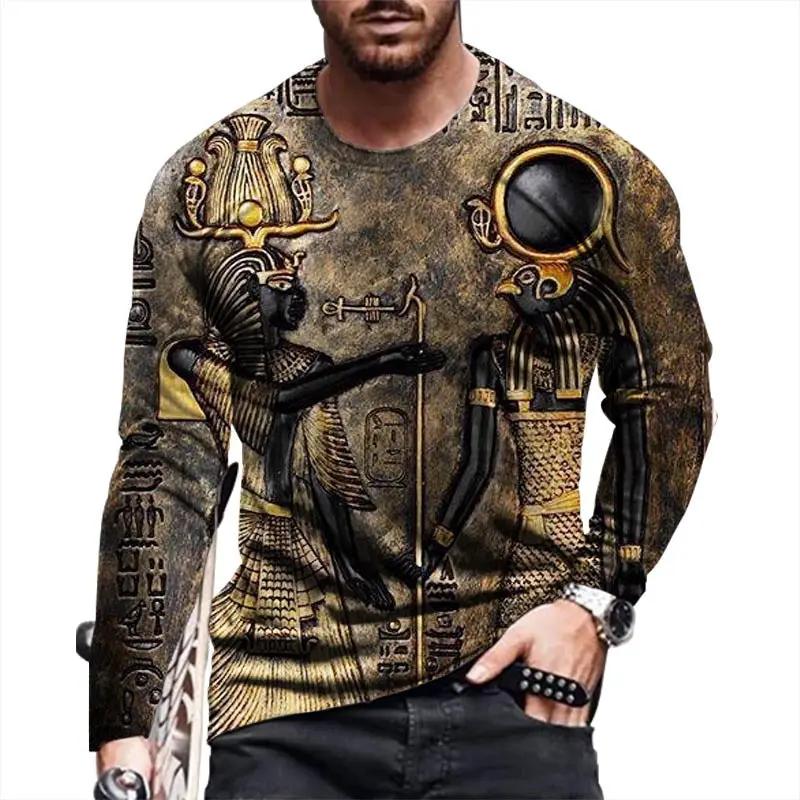 Men's Long-sleeved T-shirts Thin Tops Trendy Clothes by Zeny Home & Beauty
