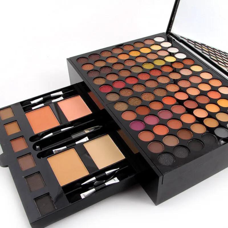 180 Colors Piano Shaped Makeup Palette Set With Eyeshadow And Blush For All Day Colorful Looks by null