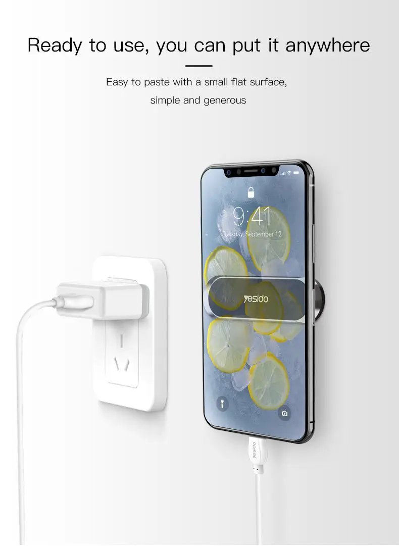 Magnetic Aluminum Alloy Phone Holder Stand For Desk Durable Aluminum Phone Mount With Strong Grip by null