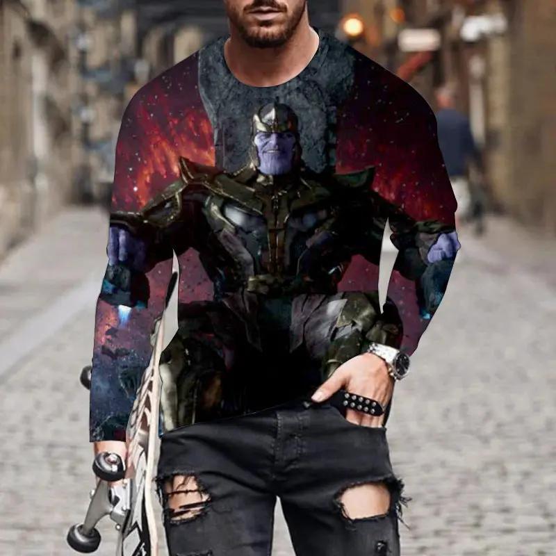 Men's Long-sleeved T-shirts Thin Tops Trendy Clothes by Zeny Home & Beauty