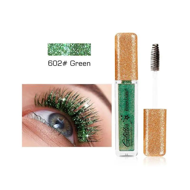 Glistening Cracked Gem Tone Diamond Color Mascara With Shiny Sparkle Finish For Bold Eyes by null