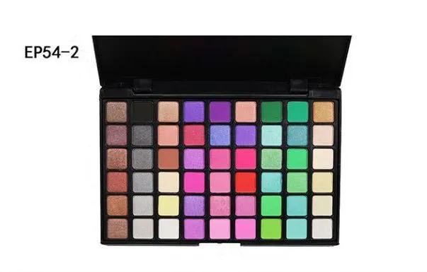 Portable Professional 54 Color Eyeshadow Palette for Makeup Natural Shimmer and Matte Finishes by null