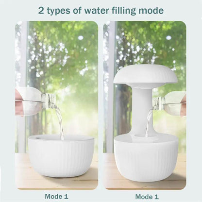Anti-gravity Air Humidifier Mute Countercurrent Humidifier Levitating Water Drops Cool Mist Maker Fogger Relieve Fatigue by Zeny Home & Beauty