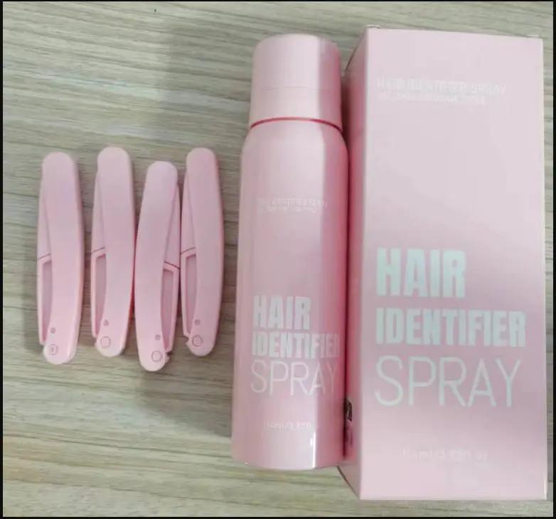 Hair Identifier Spray Set For Face Shaving Dermaplaner Skin Care Moisturizing Spray With Spatula by null