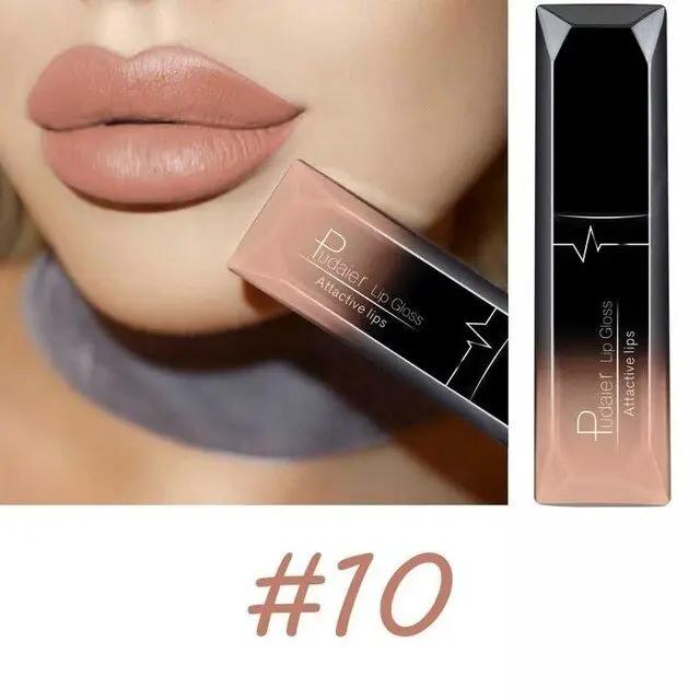 Matte Lip Gloss And Lipstick Duo Set For Long Lasting Color And Comfortable Wear by null