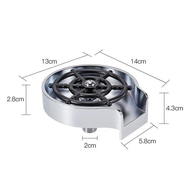 Bar Counter Cup Washer Sink High-pressure Spray Automatic Faucet Coffee Pitcher Wash Cup Tool Kitchen by null