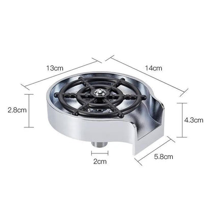 Bar Counter Cup Washer Sink High-pressure Spray Automatic Faucet Coffee Pitcher Wash Cup Tool Kitchen by null