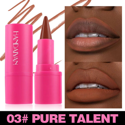 Matte Lipstick And Lip Liner 2 In 1 Duo Set With 8 Shade Collection For Long Lasting Defined Lips by null