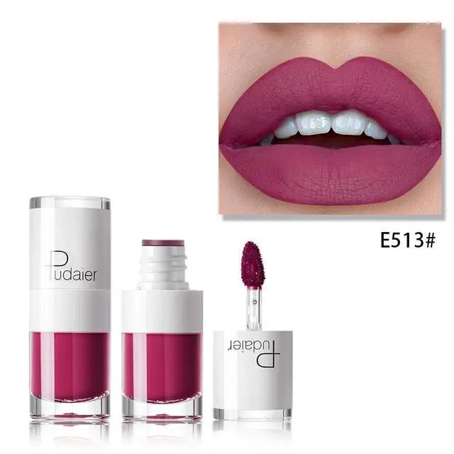 Long Lasting Matte Lipstick Set 16 Colors In White Bottle Waterproof Moisturizing Lipcolor by null