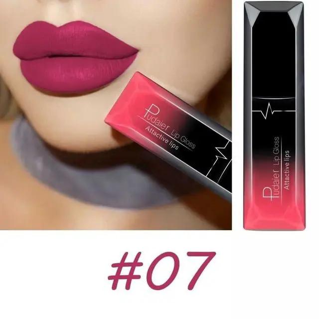 Matte Lip Gloss And Lipstick Duo Set For Long Lasting Color And Comfortable Wear by null