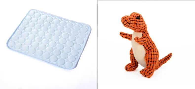 Pet Ice Mat Cooling Mat For Dogs And Cats Cloth Seat Cushion Sizes 40 By 30 To 150 By 100 Cm Pink Blue Gray Brown by null