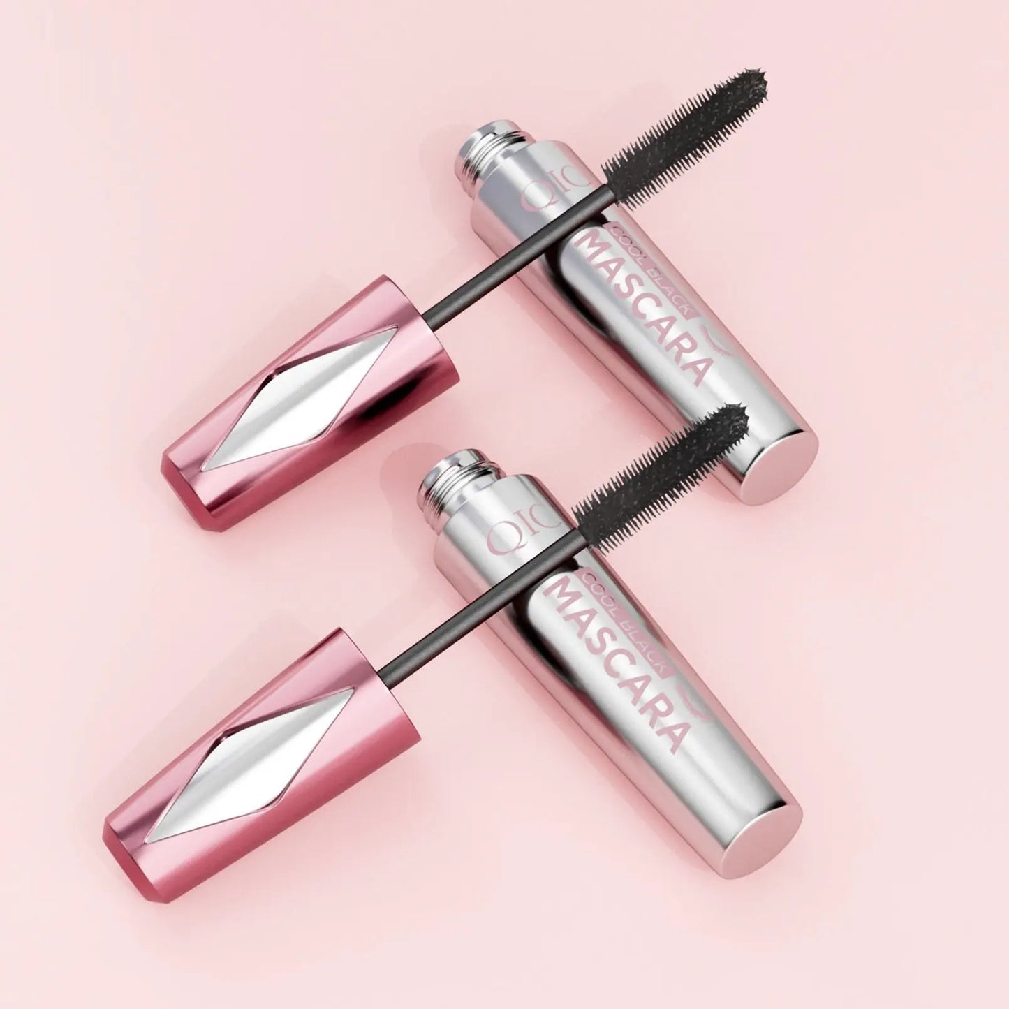 QIC Silver Rose Volume Mascara With Rose Silver Tone For Bold Lashes Lengthening And Volumizing Formula by null