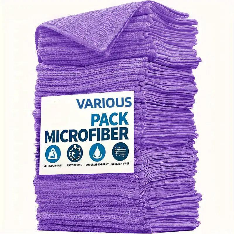 Ultra Absorbent Kitchen And Car Cleaning Cloth Towels Set For Spills Dishes Counters And Surfaces by null