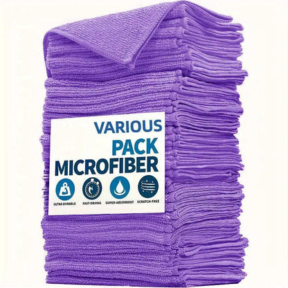Ultra Absorbent Kitchen And Car Cleaning Cloth Towels Set For Spills Dishes Counters And Surfaces by null