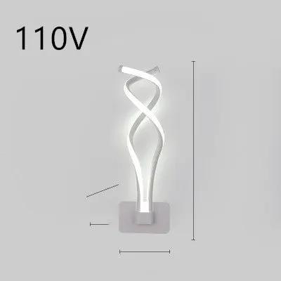 Nordic LED Wall Lamp for Bedroom and Bedside Minimalist Design Modern Energy Efficient Lighting Fixture by null