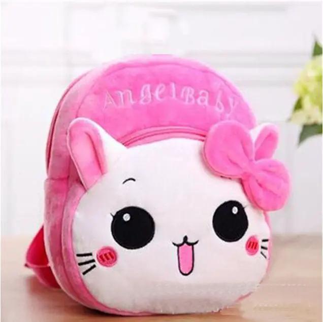Early Childhood Education Plush School Bag For Kids With Soft Touch Skin Friendly Design by null