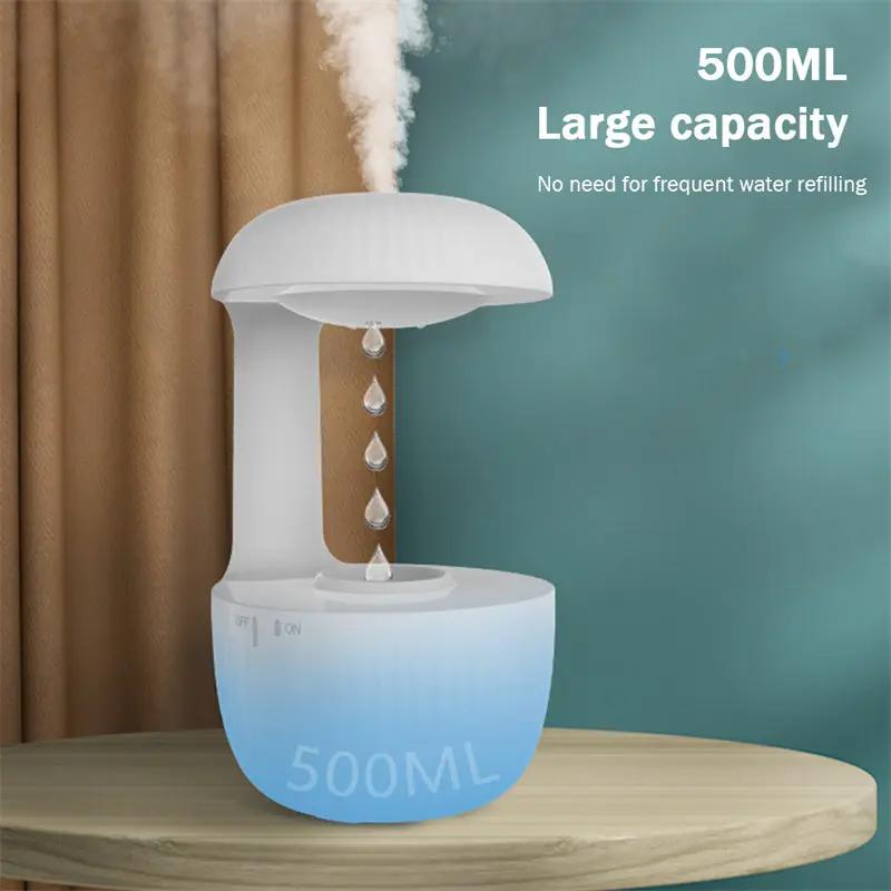 Anti-gravity Air Humidifier Mute Countercurrent Humidifier Levitating Water Drops Cool Mist Maker Fogger Relieve Fatigue by Zeny Home & Beauty