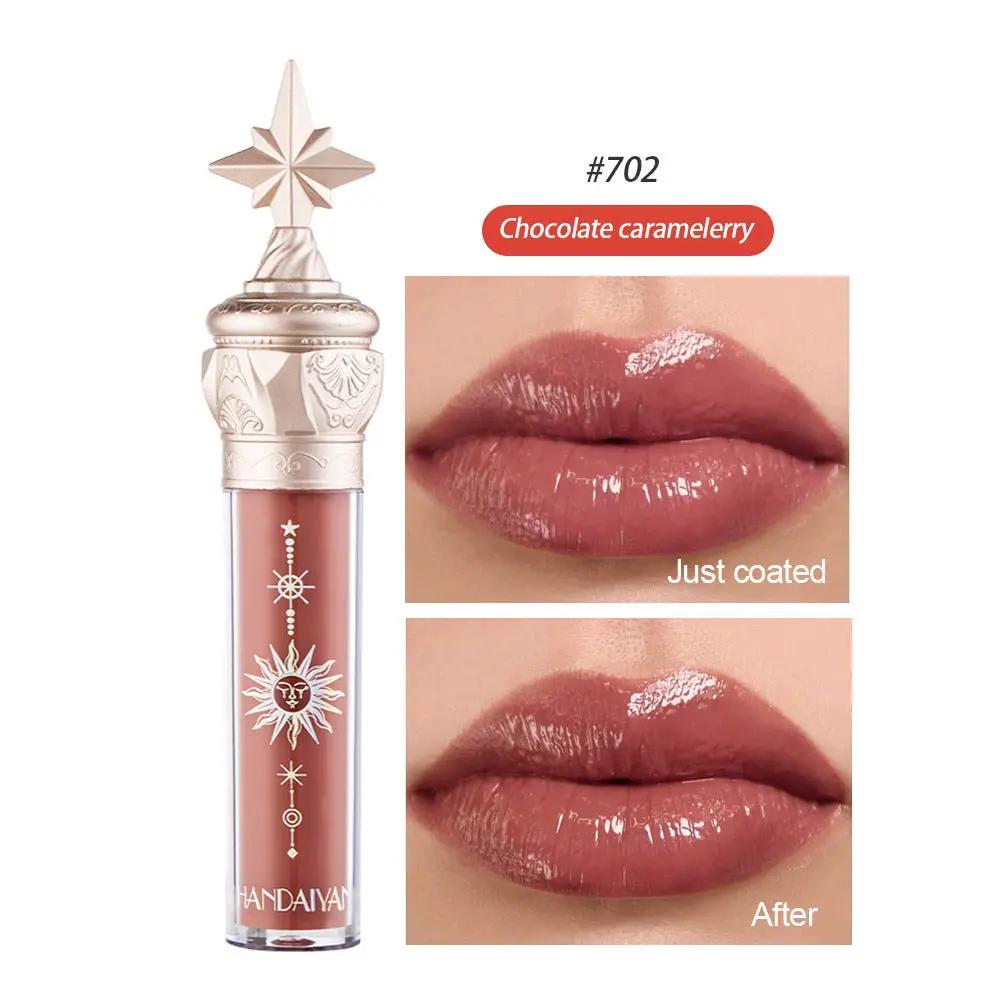 Moisturizing Lip Gloss With Mirror Finish In 8 Colors Waterproof Long Wearing Lip Lacquer by null