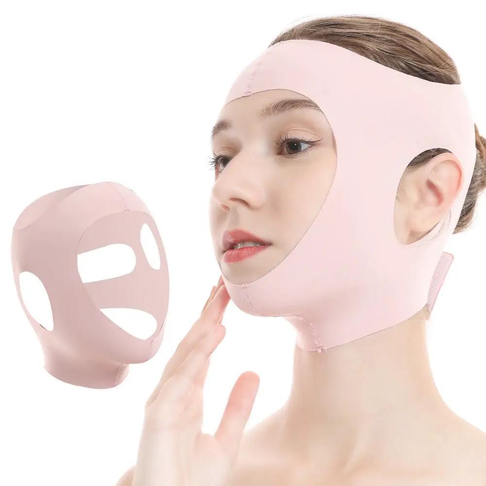 Profile-enhancing Face Mask for Slimmer Look by null