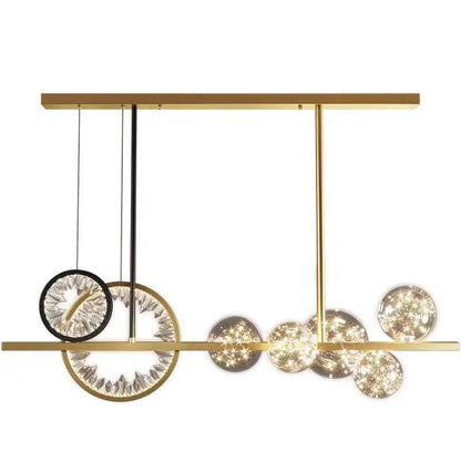 Contemporary Crystal Table Lamps for Living Room or Bar Decor by null
