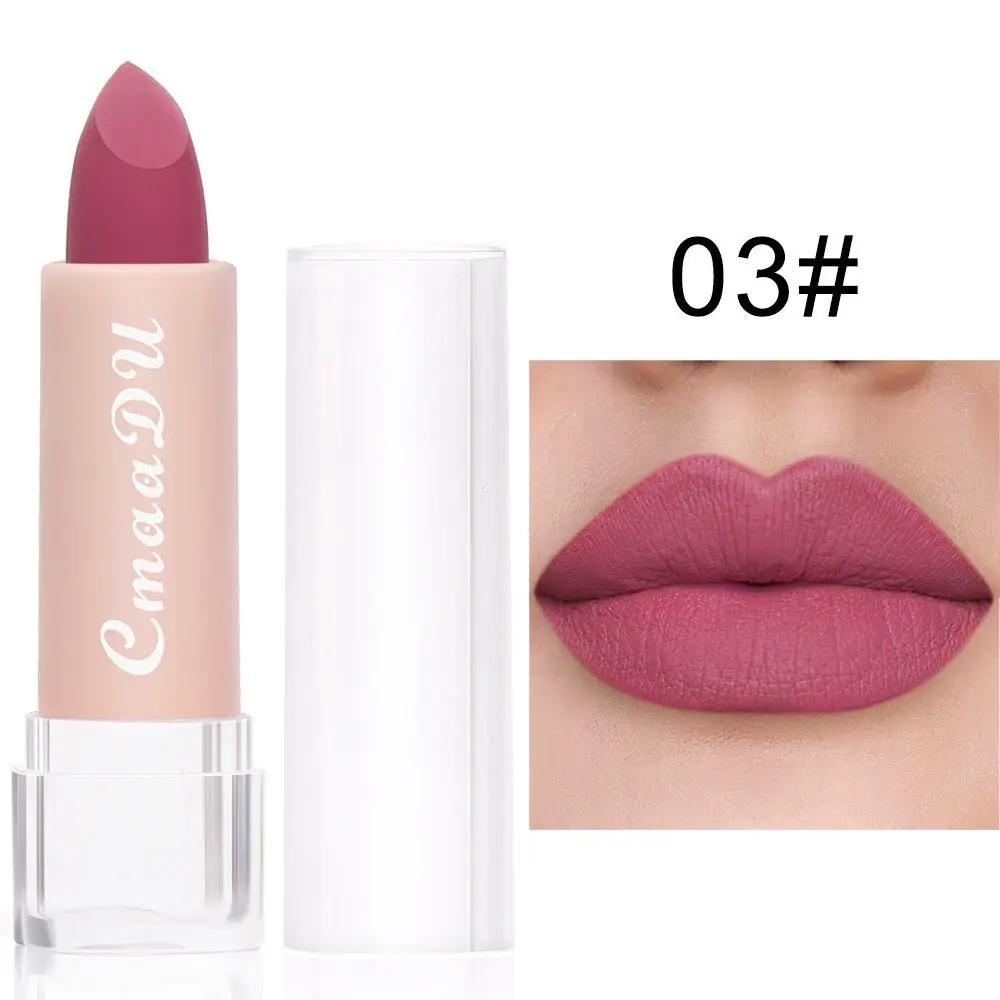 CmaaDu15 Color Matte Lipstick And Waterproof Moisturizing Lip Gloss Set With Seven Color Variants A To G by null