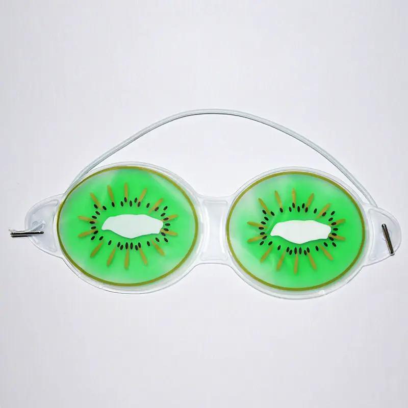 Cooling Gel Ice Eye Mask For Beauty Sleep Watermelon Lemon Kiwi Patterns Lightweight 30g by null