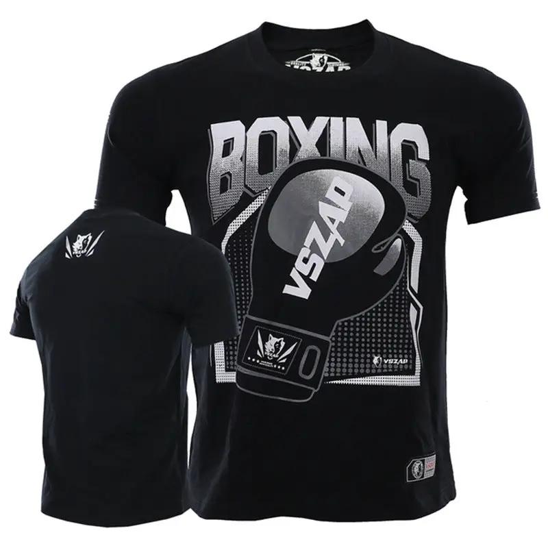 Fighting Boxing Training Clothing Muay Thai Men's T-shirt Summer Breathable And Loose by Zeny Home & Beauty