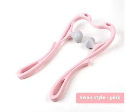 Multifunctional Manual Six-wheel Neck Massager Massage Relieve Roller Massage Tool by null