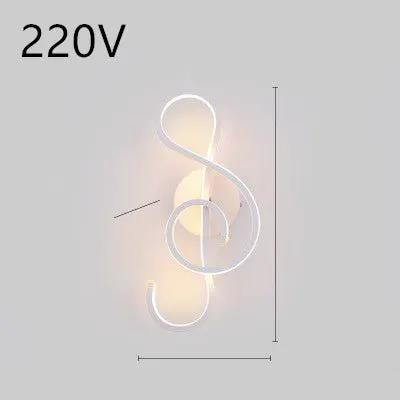 Nordic LED Wall Lamp for Bedroom and Bedside Minimalist Design Modern Energy Efficient Lighting Fixture by null