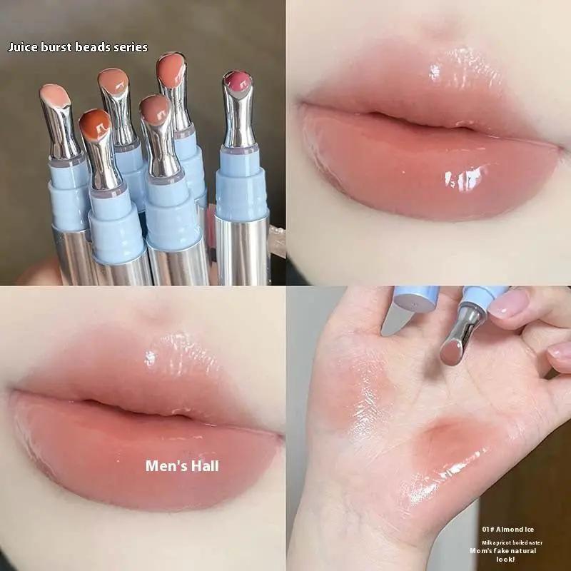 Reflective Lip Gloss And Shimmer Lipstick Set With Mirror Water Light Finish For Brilliant Lip Shine And Fuller Look by null