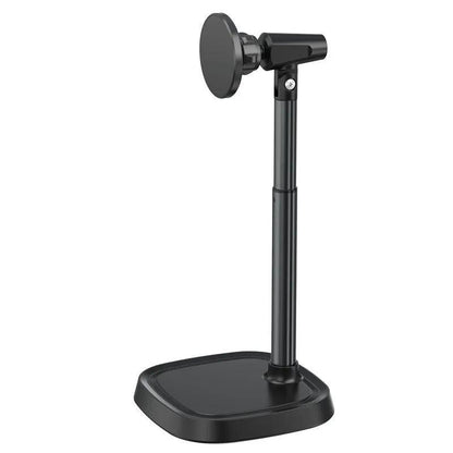 Magnetic Desktop Phone Stand With Retractable Metal Design Adjustable Height For Video Calls And Hands Free Viewing by null