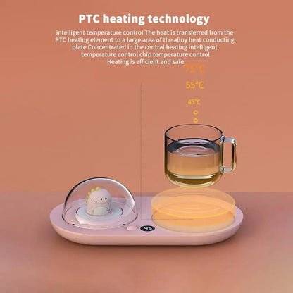 Electric Waterproof Touch Cup Warmer Heating Pad For Tea Coffee Milk Home Office by null