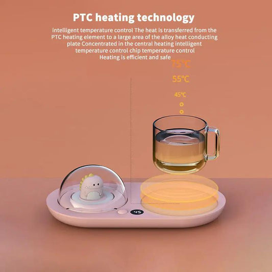 Electric Waterproof Touch Cup Warmer Heating Pad For Tea Coffee Milk Home Office by null