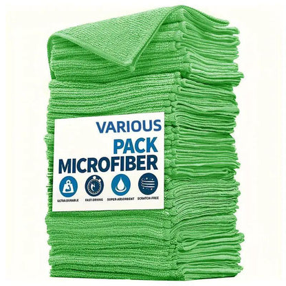 Ultra Absorbent Kitchen And Car Cleaning Cloth Towels Set For Spills Dishes Counters And Surfaces by null