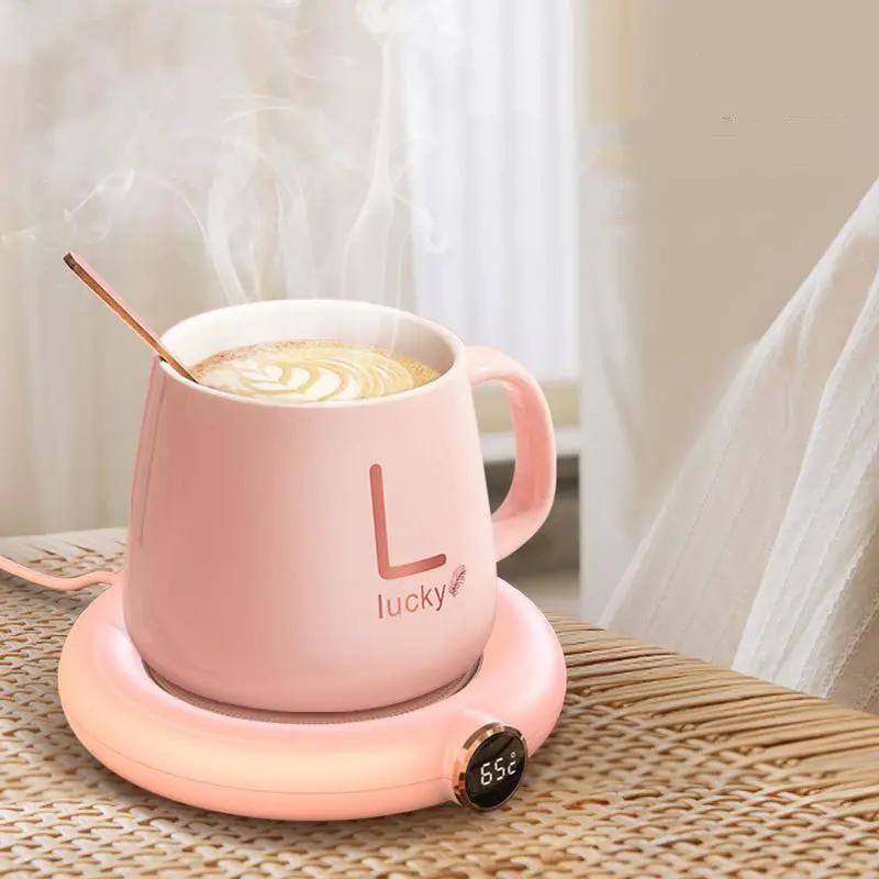 Smart Coffee Mug Warmer With Constant Temperature Heating Pad And Warm Coaster For Desktop Use by null