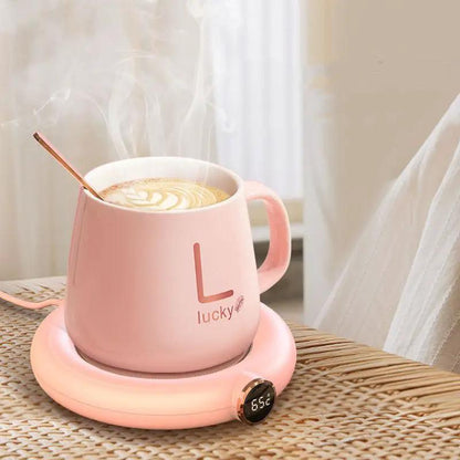 Smart Coffee Mug Warmer With Constant Temperature Heating Pad And Warm Coaster For Desktop Use by null