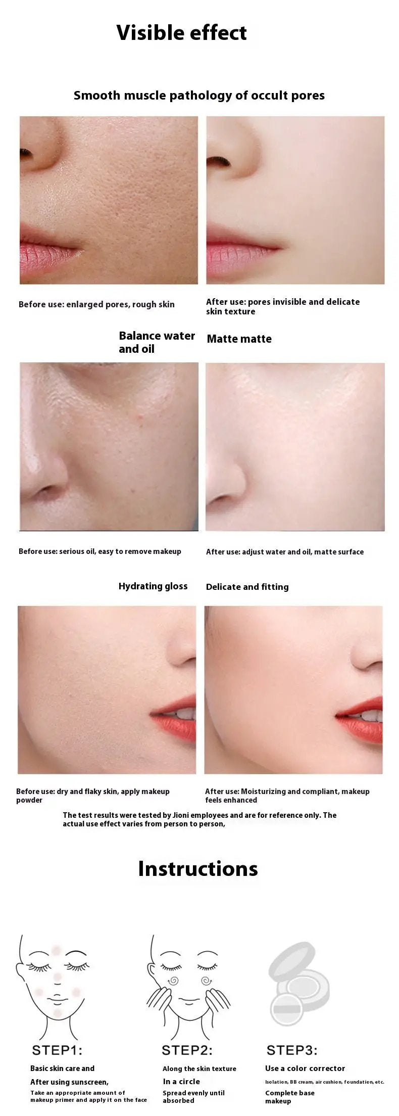 Pore Perfection Pre Makeup Primer Lightweight Gel Base For Flawless Foundation Application And Pore Minimizing by null