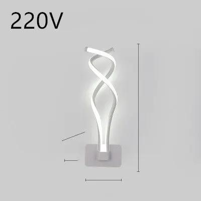 Nordic LED Wall Lamp for Bedroom and Bedside Minimalist Design Modern Energy Efficient Lighting Fixture by null