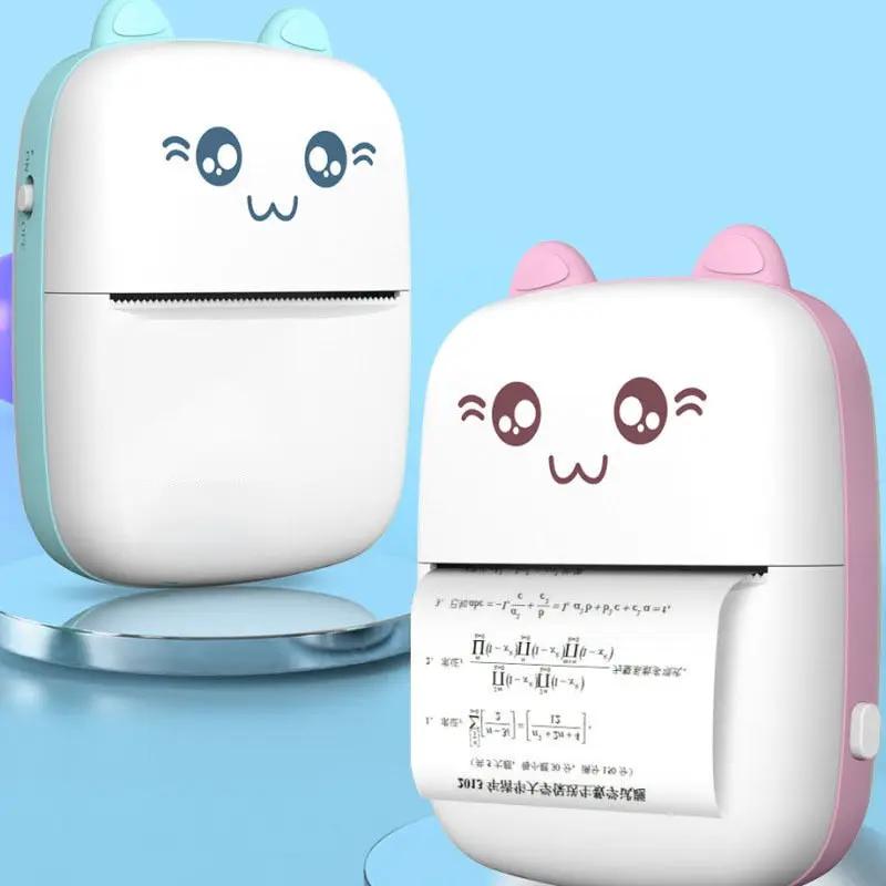 Mini Printer Portable Mini Bluetooth WiFi New Wrong Printer Mobile Phone Photo Title Note Hot Print Pocket Student Error Label Printer by Zeny Home & Beauty