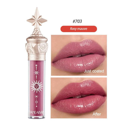 Moisturizing Lip Gloss With Mirror Finish In 8 Colors Waterproof Long Wearing Lip Lacquer by null