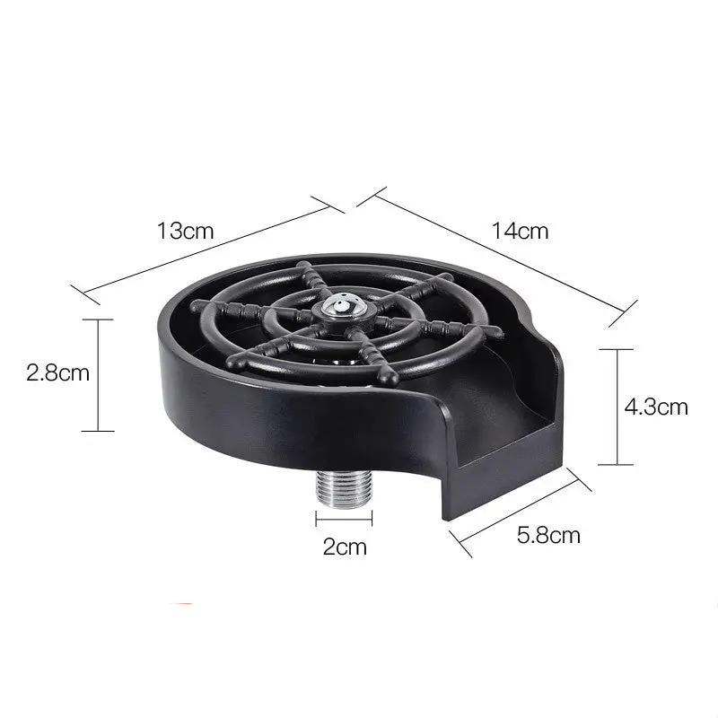 Bar Counter Cup Washer Sink High-pressure Spray Automatic Faucet Coffee Pitcher Wash Cup Tool Kitchen by null