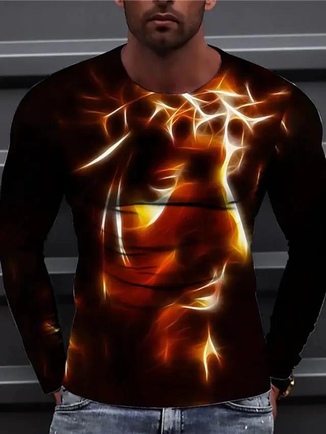 Men's Long-sleeved T-shirts Thin Tops Trendy Clothes by Zeny Home & Beauty