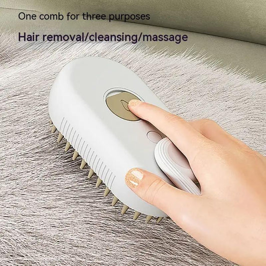 Cat Steam Brush Steamy Dog Brush 3 In 1 Electric Spray Cat Hair Brushes For Massage Pet Grooming Comb Hair Removal Combs Pet Products by null